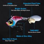 Goture VIB Tail Spinners Fishing Lure Set 10 Pcs