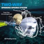 Goture VIB Tail Spinners Fishing Lure Set 10 Pcs