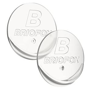 BRIOFOX 3M Adhesive Shower Curtain Rod Holders