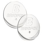 BRIOFOX 3M Adhesive Shower Curtain Rod Holders