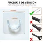 2 Pack Spring Tension Rod Holder for Showers