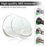 BRIOFOX 3M Adhesive Shower Curtain Rod Holders