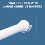 2 Pack Spring Tension Rod Holder for Showers