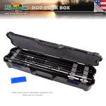 Flambeau Outdoors 4455BB Rod Bunk Box, Portable Fishing Rod Storage, Black