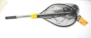 Frabill Conservation Slide Handle Net | Teardrop Hoop Size: 17" X 19" | Sliding Handle: 36" | Netting: Tangle-Free Micromesh | Net Depth: 16"