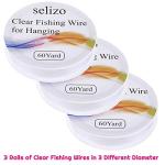 Selizo Clear Fishing Lines - Set of 3