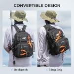 KastKing BaitSpace Fishing Tackle Bag with Boxes