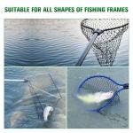 Dovesun Foldable Fishing Landing Net Replacement Black