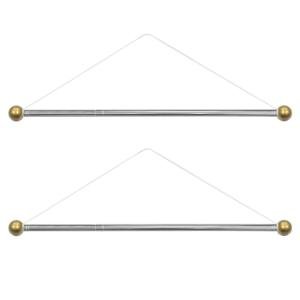 Tapestry Hanging Telescopic Rod 11-20 inch for Lightweight Aesthetic Tapestries Room Deco Scalable Wall Hanging Bar Banner Hanger Pole 2 Pack