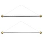 Tapestry Hanging Telescopic Rod 11-20 inch for Lightweight Aesthetic Tapestries Room Deco Scalable Wall Hanging Bar Banner Hanger Pole 2 Pack