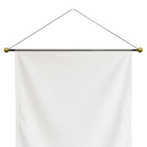 Tapestry Hanging Telescopic Rod 17-32 inch for Lightweight Aesthetic Tapestries Room Deco Scalable Wall Hanging Bar Banner Hanger Pole (Gold/Black)