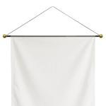 Tapestry Hanging Telescopic Rod 17-32 inch for Lightweight Aesthetic Tapestries Room Deco Scalable Wall Hanging Bar Banner Hanger Pole (Gold/Black)