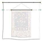 Tapestry Hanging Telescopic Rod 17-32 inch for Lightweight Aesthetic Tapestries Room Deco Scalable Wall Hanging Bar Banner Hanger Pole (Gold/Black)