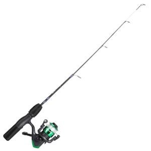 Sougayilang Ice Fishing Kit,Fishing Rod Combo and Sensitive Ice Spinning Reel for Perch，Walleye，Trout, Bass, Panfish Bluegill Crappie, 26'' Medium