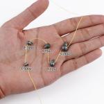 Alwonder 100-Pack Removable Split Shot Fishing Weights Kit 1/50, 1/30, 1/15, 1/12, 3/20oz, Lead Clip on Sinkers Weights Line Weight Reusable Fly Fishing Weight Freshwater Assortment Bulk