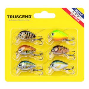 TRUSCEND Crankbaits Fishing Lures Hard Swimbait for Bass Trout Crappie Crank Baits Freshwater and Saltwater