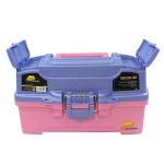 Plano 2-Tray Tackle Box with Dual Top Access, Periwinkle/Pink, One Size (620292)