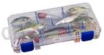 Flambeau Outdoors 3003 Tuff Tainer, Fishing Tackle Tray Box, Includes [9] Zerust Dividers, 18 Compartments - 9.125" x 5" x 1.25"