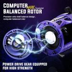 Sougayilang Conventional Fishing Reel,Smooth Powerful Inshore Surf Trolling Reel, Baitcasting Reel for Catfish, Musky, Bass, Pike