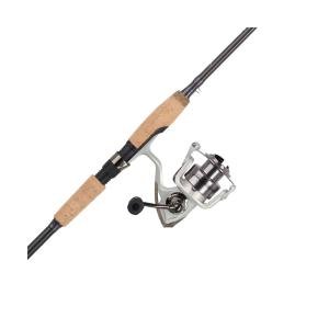 Pflueger 6'6" Trion Spinning Rod and Reel Combo, 2-Piece Graphite Rod, Size Front Drag Reel, Right/Left Handle Position, Lightweight and Corrosion-Resistant, Aluminum Spool, Front Drag System,Silver