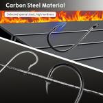 FishTrip Octopus Baitholder Fishing Hooks, 50/100pcs Sharp Barbed High Carbon Steel Offset Circle Hooks for Freshwater Saltwater