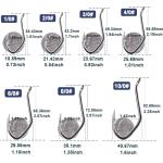 FishTrip Catfish Hooks Big River Hooks, 25pcs Live Cut Bait Fishing Hook for Catfishing Flathead Saltwater Freshwater (1/0)