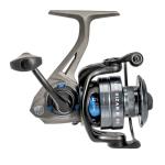 Lew’s American Hero Spinning Fishing Reel, Size 300 Reel, 4+1 Bearings, 6.2:1 Gear Ratio, Graphite Frame, Speed Lube, Gray/Black/Blue (Clam Packaging)