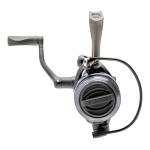 Lew’s American Hero Spinning Fishing Reel, Size 300 Reel, 4+1 Bearings, 6.2:1 Gear Ratio, Graphite Frame, Speed Lube, Gray/Black/Blue (Clam Packaging)