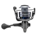 Lew’s American Hero Spinning Fishing Reel, Size 300 Reel, 4+1 Bearings, 6.2:1 Gear Ratio, Graphite Frame, Speed Lube, Gray/Black/Blue (Clam Packaging)
