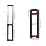Homeswitch Travel Suitcase Telescopic Handle Replacement Spare Parts Suitcase Pull Drag Rod (R003#)