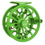 Aventik FLK Fly Fishing Reel Aluminum Trout 3/5, 5/7, 7/9wt Large Arbor Freshwater Fly Reel with Line (Green 3/5)
