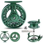 Sougayilang Saltwater Freshwater Fly Fishing Rod with Reel Combo Kit-Green