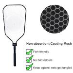 GOODCAT Fly Fishing Net, Bass Trout Landing Net, Folding Fishing Nets Fresh Water, Safe Fish Catching or Releasing, Fly Fishing net Magnetic Release
