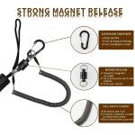 GOODCAT Fly Fishing Net, Bass Trout Landing Net, Folding Fishing Nets Fresh Water, Safe Fish Catching or Releasing, Fly Fishing net Magnetic Release