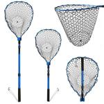 Fishing net (Retractable 19.68, Blue, 48in)