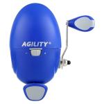 Shakespeare Agility Size 10 Spincast Fishing Reel, Ultra-Ergonomic Design, Soft-Touch Handle Knobs, Pre-spooled with Stren Line