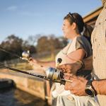 Zebco 33 Gold Spincast Fishing Reel, Size 30 Reel, Changeable Right- or Left-Hand Retrieve, Durable All-Metal Gears, Pre-Spooled with 10-Pound Zebco Cajun Fishing Line, Silver/Gold (Clam Packaging)