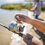 Zebco 33 Gold Spincast Fishing Reel, Size 30 Reel, Changeable Right- or Left-Hand Retrieve, Durable All-Metal Gears, Pre-Spooled with 10-Pound Zebco Cajun Fishing Line, Silver/Gold (Clam Packaging)