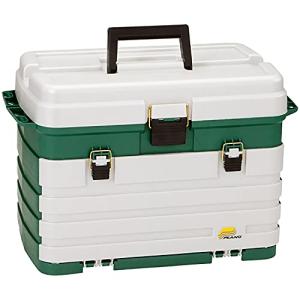 Plano 4-Drawer Tackle Box Green Metallic/Silver ,One Size