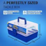 Vipfish 448-Pcs Fishing Lures Kit – Complete 3-Layer Tackle Box Set with Hooks, Weights, Bobbers, Pliers, Rigs, Leaders, Fluorocarbon Line, Accessories & More for Kids Fishing Gear