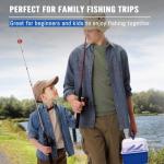 Vipfish 448-Pcs Fishing Lures Kit – Complete 3-Layer Tackle Box Set with Hooks, Weights, Bobbers, Pliers, Rigs, Leaders, Fluorocarbon Line, Accessories & More for Kids Fishing Gear