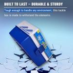 Vipfish 448-Pcs Fishing Lures Kit – Complete 3-Layer Tackle Box Set with Hooks, Weights, Bobbers, Pliers, Rigs, Leaders, Fluorocarbon Line, Accessories & More for Kids Fishing Gear