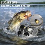 Baitcasting Reels, Baitcasting Fishing Reels, Aviation-Aluminium Spool, Aluminum Star-Shaped Trailer and Handle Arm, Drag Alarm System, 8+1 Stainless Steel Bearing, 6.4:1 Gear Ratio