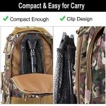 PLUSINNO Fishing Net Fish Floating Landing Net, Kayak Nets with Fixed Foldable Telescopic Pole Handle,Bass Trout Fishing Nets with Nylon Mesh for Pond Lake River,Fishing Gear Gifts for Men,Black 0.8M