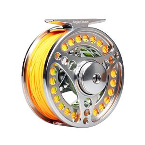 ANGLER DREAM EX-ALC 3/4WT CNC Machined Large Arbor Fly Fishing Reel with Line Combo 3 5 8 WT Fly Line Backing Leader