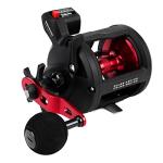 KastKing ReKon Line Counter Trolling Fishing Reel, Round Baitcasting Reels, Left Handed, Size 30