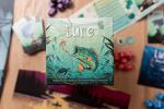 ALLPLAY Lure Board Game for Adults or Families - Wager Dice to Roll and Catch Fish - Push Your Luck with Less Dice Or Secure The Catch - 1-Minute to Teach - 15 Minutes Play Time - 2 to 5 Players