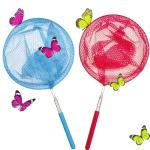 2 Pack Kids Extendable Fishing and Butterfly Nets