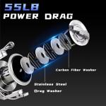 Garret Aluminum Surf Fishing Spinning Reel 8000/12000