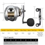 UKIFIRE Carbon Fiber Baitcasting Reel for Trout
